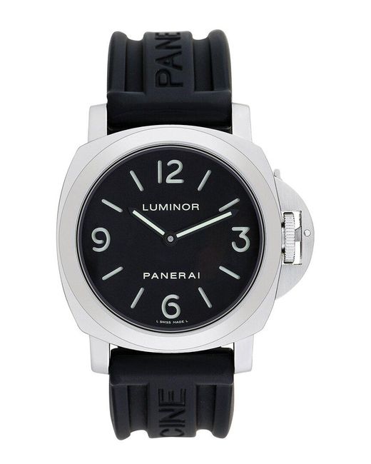 Panerai Black Luminor Base Watch, Circa 2000S (Authentic Pre-Owned) for men