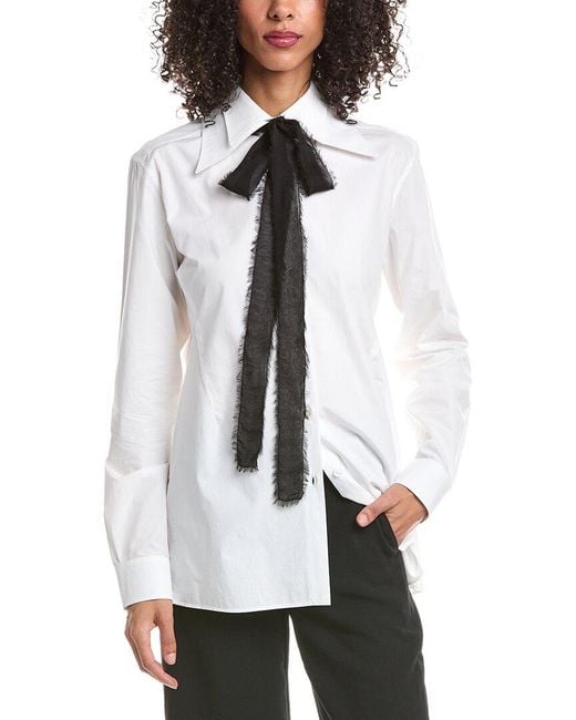 Valentino White Button Shirt