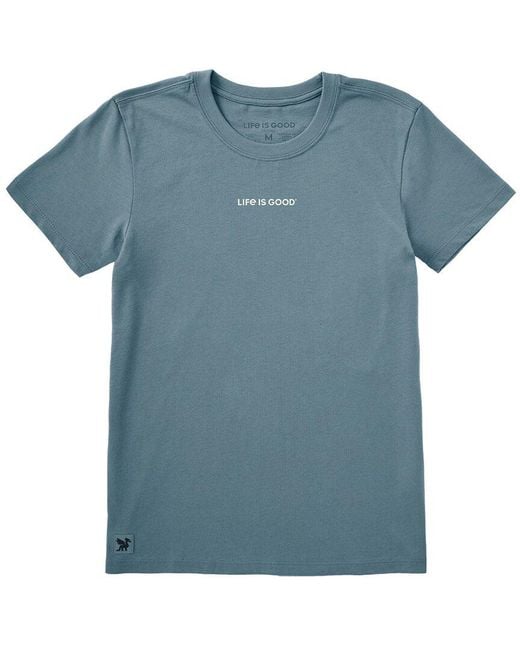 Life Is Good. Blue Crusher Tee
