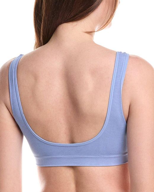 Bam Blue Set Of 2 Seamless Plunge Bra