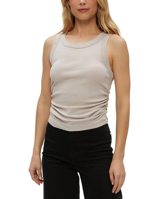 Michael Stars White Ella Fitted Shirt