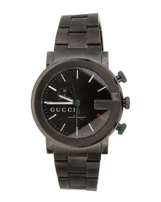 Gucci Gray Stainless Steel Watch (Authentic Pre-Owned) for men