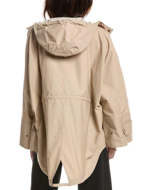 Moncler Brown Cape Jacket
