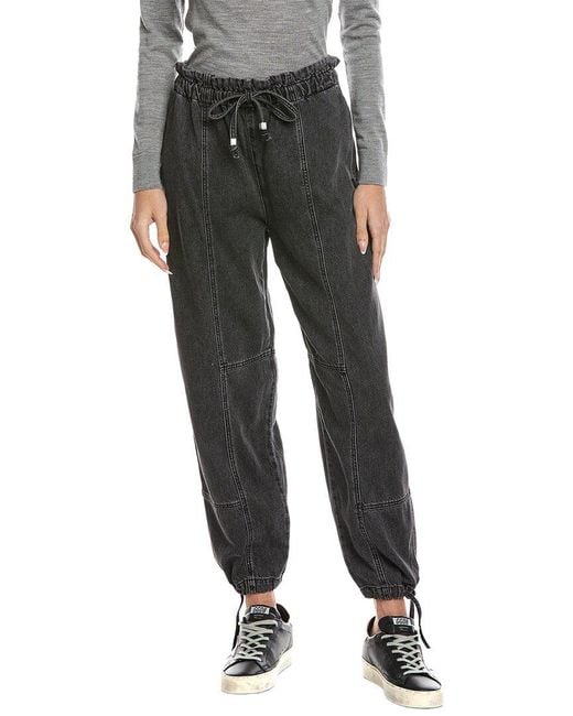 Rag & Bone Black Featherweight Jordan Pant