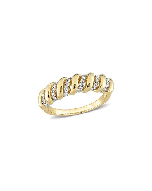 Rina Limor White 14k 0.21 Ct. Tw. Diamond Half-eternity Ring