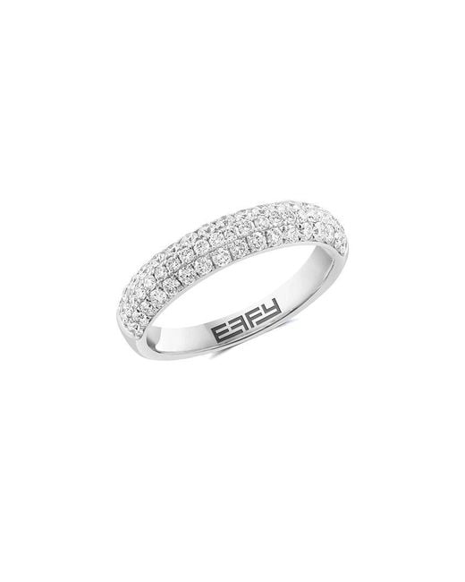 Effy Fine Jewelry White 14K 0.79 Ct. Tw. Lab-Grown Diamond Ring