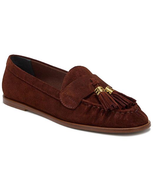 Franco Sarto Brown Dnu L-Carita Leather Loafer