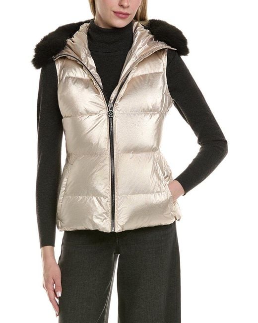 Gorski White Après Down Ski Jacket