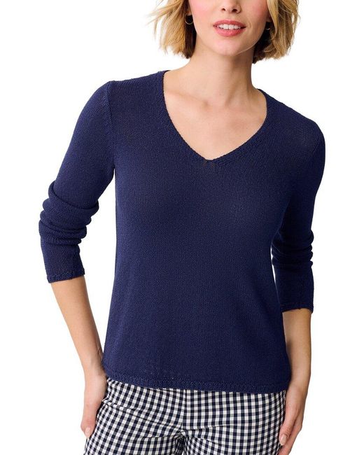 J.McLaughlin Blue Ludlow Sweater