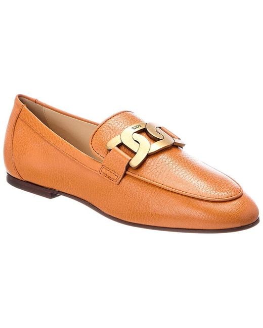 Tod's Brown Leather Loafer