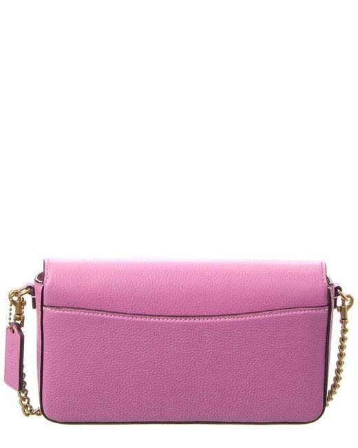 COACH Purple Mila Leather Crossbody