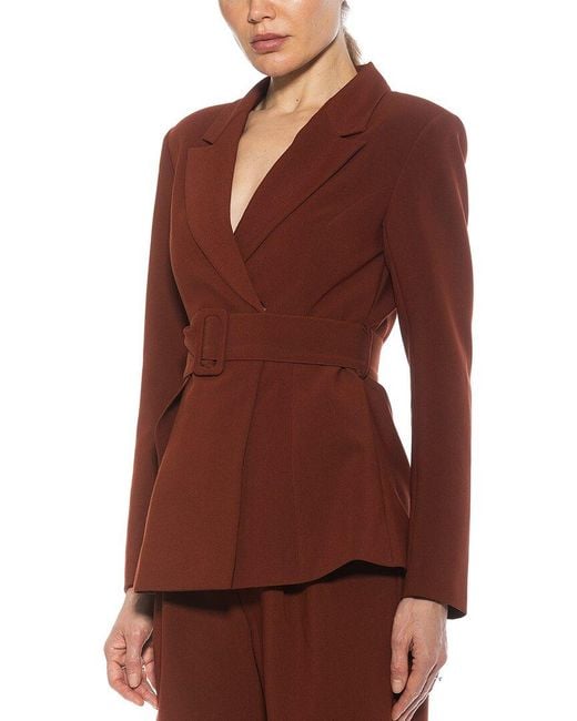 Alexia Admor Red Janna Blazer