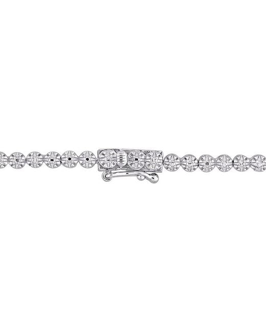 Rina Limor Metallic 0.90 Ct. Tw. Diamond Necklace