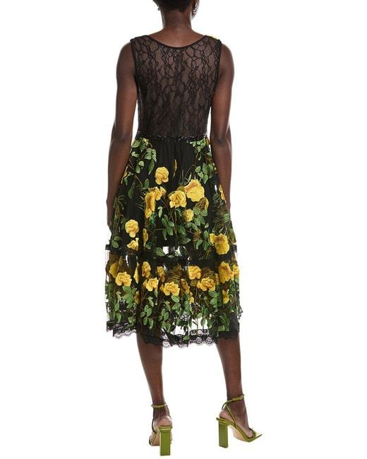 HELSI Yellow Cathy Midi Dress