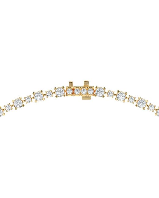 Sabrina Designs Lab Grown Diamonds Metallic 14K 8.54 Ct. Tw. Lab-Grown Diamond Drop Necklace