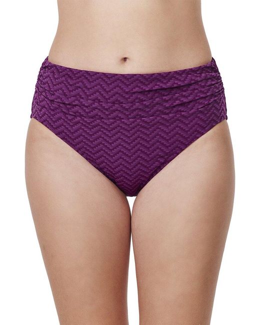 Gottex Purple Mid Rise Bottom