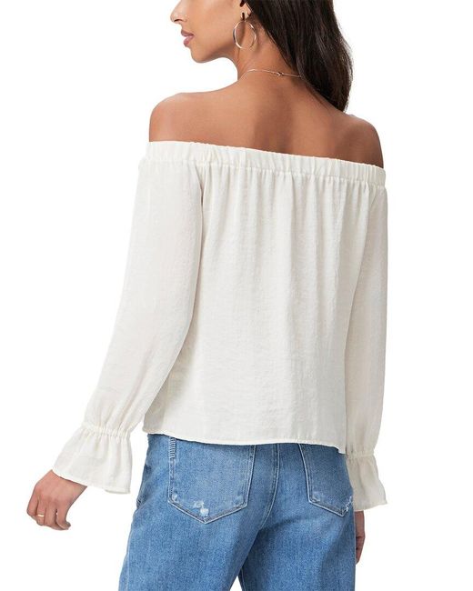PAIGE White Ayanna Blouse