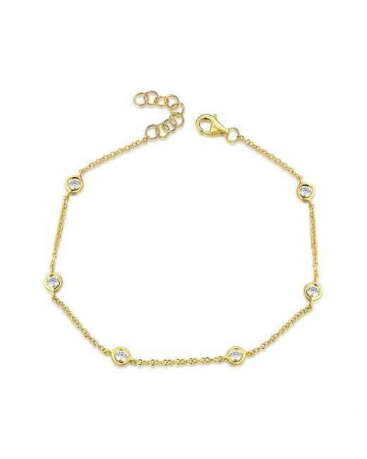 Sabrina Designs Metallic 14k 0.29 Ct. Tw. Diamond Bracelet