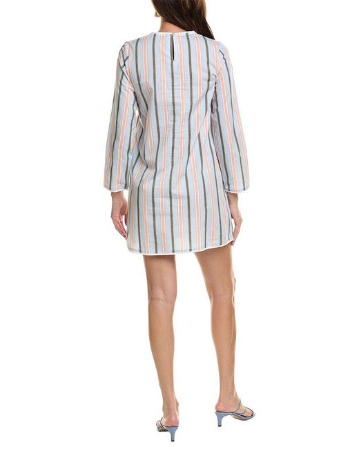 Garrie B White Shift Dress