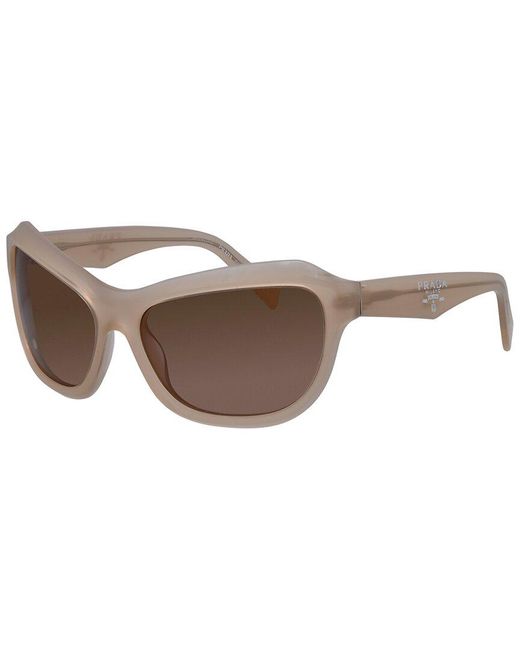 Prada Pr27S 62Mm Sunglasses in Brown | Lyst display picture 3