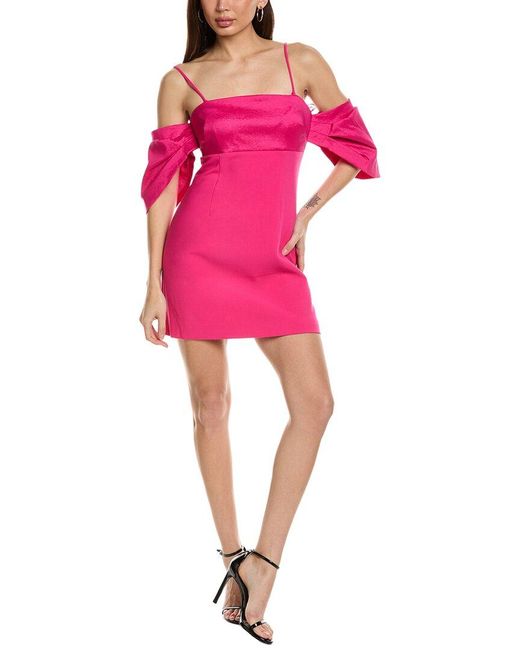 Likely Pink Capri Off-The-Shoulder Dress