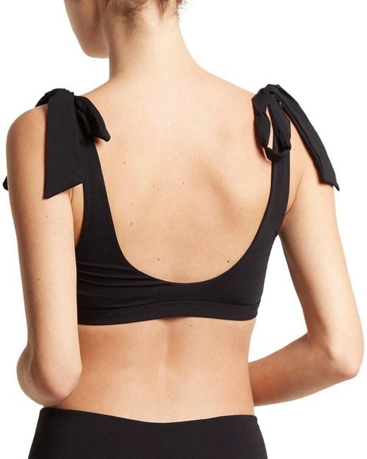 Hanky Panky Black Swim Scoop Bikini Top