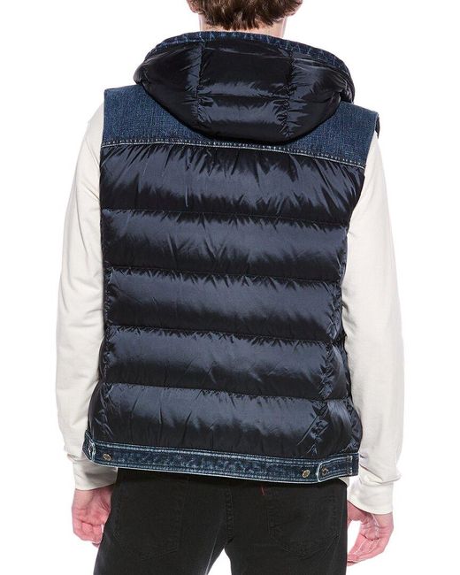 Moorer Blue Depero Down Gilet for men