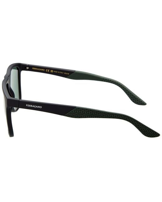 Ferragamo Green 59Mm Sunglasses for men