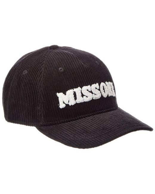 Missoni Black Baseball Hat