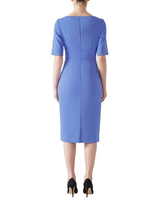 L.K.Bennett Blue Diana Dress