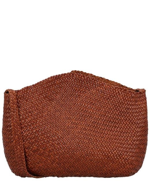 Dragon Diffusion Brown Santa Marta Leather Crossbody