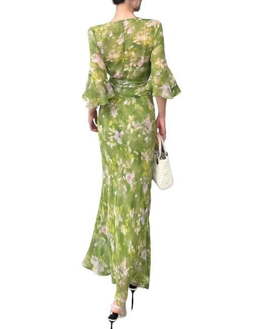 BURRYCO Green Maxi Dress