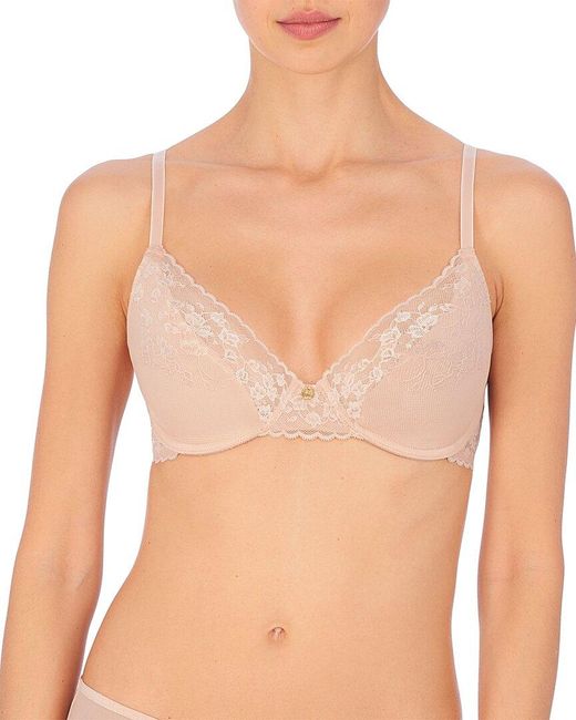 Natori Natural Cherry Blossom Convertible Spacer Push-up Bra