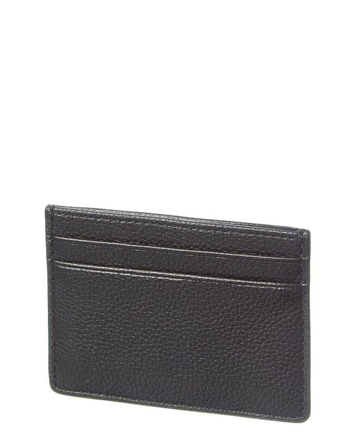 Boss Gray Ray Leather Card Case for men