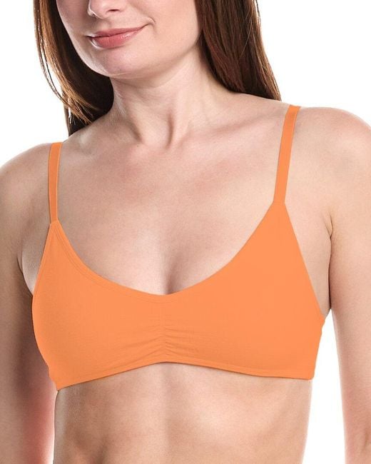 Bam White 2Pk Seamless Cheeky Scrunch Dipped Bralette