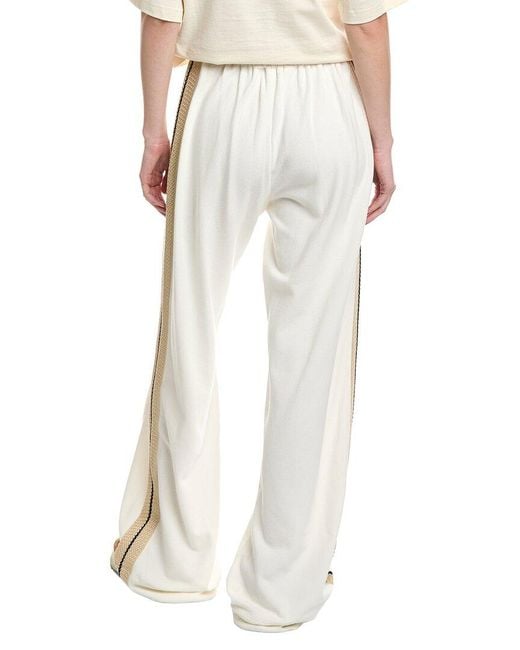 Palm Angels White Knit Pant
