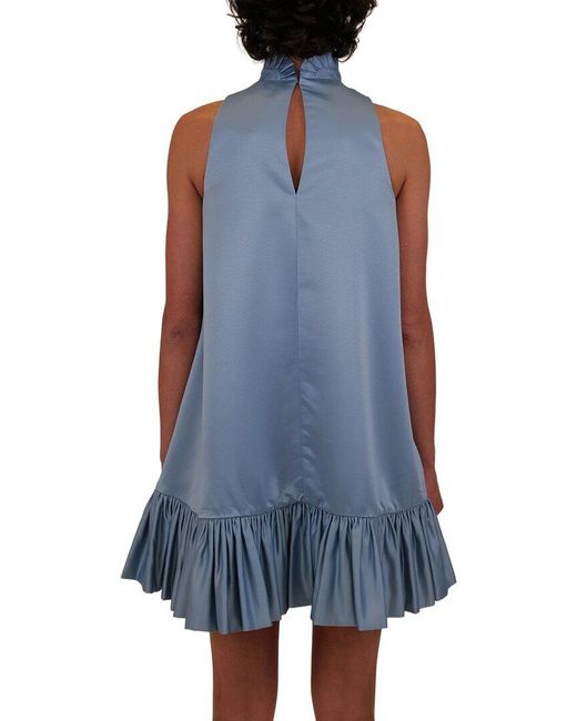 Azeeza Blue Alcott Mini Dress