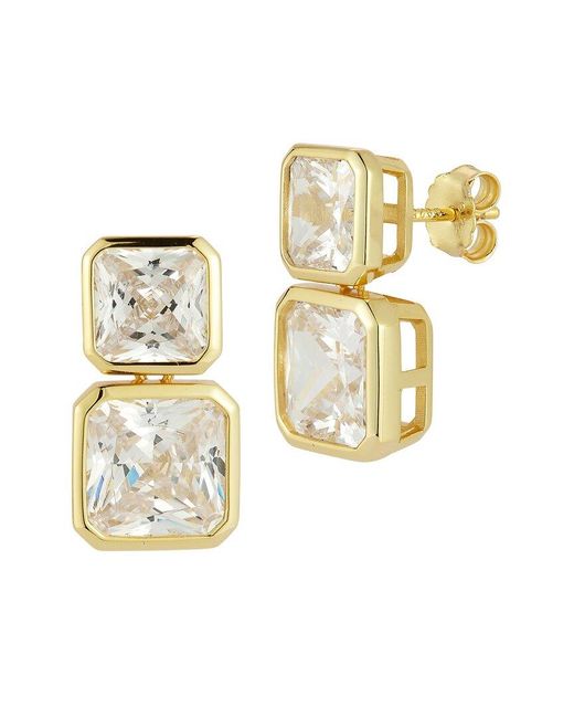 Sphera Milano Metallic 14K Plated Cz Earrings
