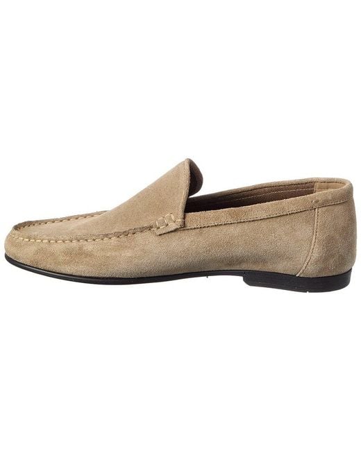 Bally White Craxon Suede Moccasin for men