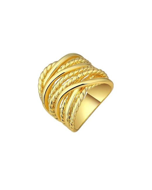 Liv Oliver Metallic 18K Plated Ring