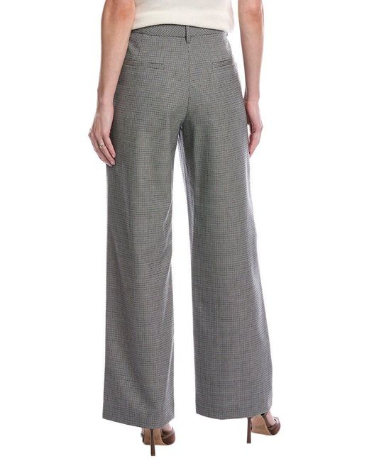 Rag & Bone Gray Andi Full-Length Wool-Blend Trouser