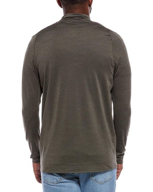 Oakley Gray Gravity Range 1-4-Zip Pullover for men