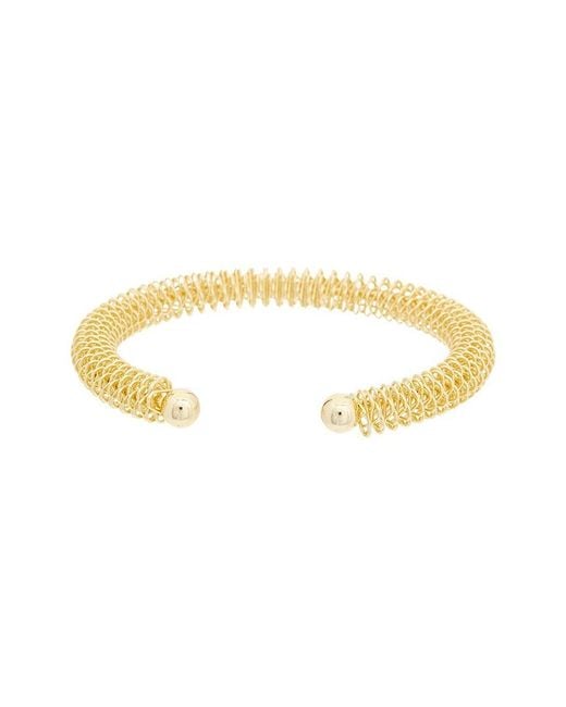 Juvell Metallic Plated Cuff Bangle Bracelet
