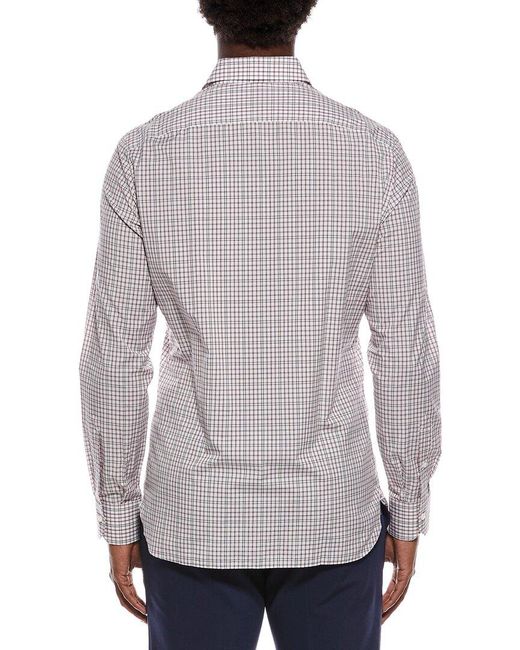 Isaia Gray Milano Shirt for men