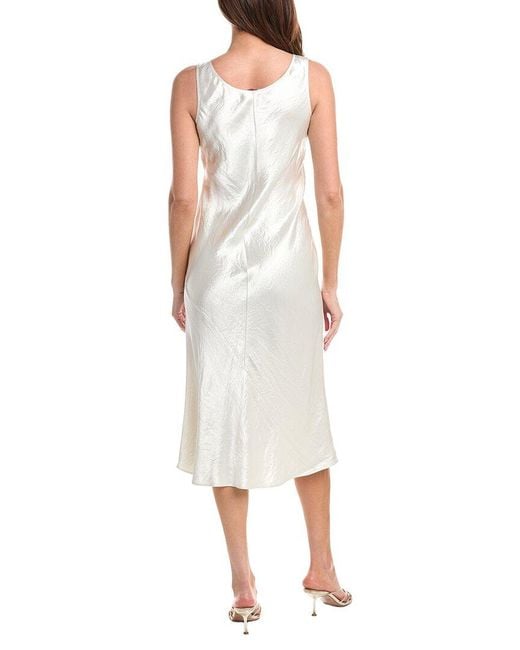 Max Mara White Talete Midi Dress