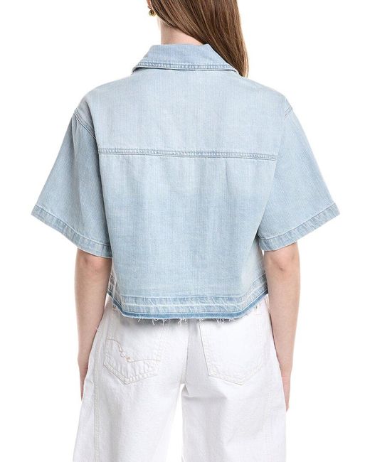 Blank NYC Blue Unwind Denim Crop Short