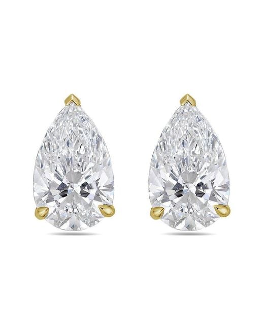 Diana M Metallic Diana M. 14K 6.00 Ct. Tw. Lab-Grown Diamond Earrings