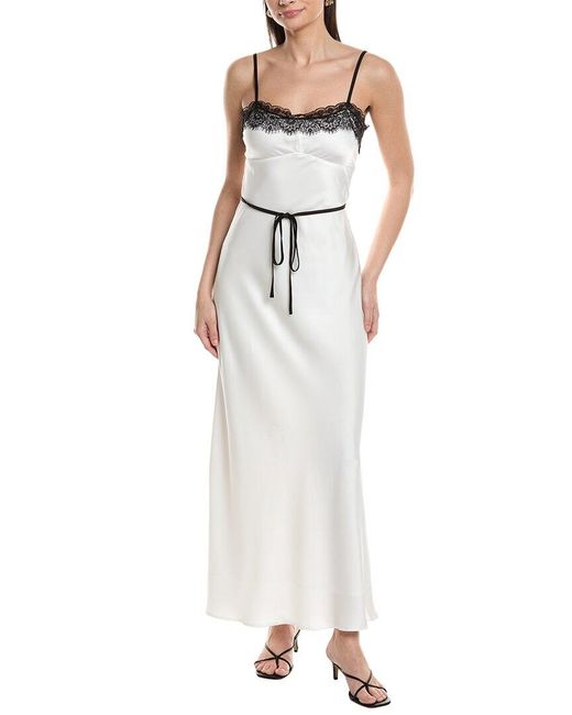 JLuxe White Sleeveless Midi Dress