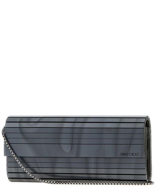 Jimmy Choo Gray Sweetieuup Gremot Clutch