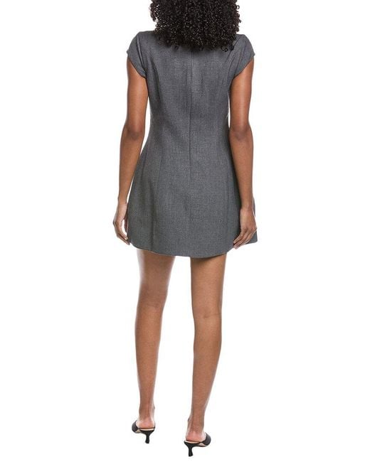 Bardot Gray Delphi Hourglass Mini Dress